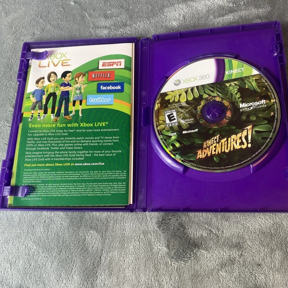 LOT OF 6 XBOX 360 KINECT GAMES;‎ Just Dance 4, Joy Ride, Kinectimals, Game Party